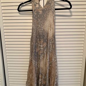 High neck Free People swing dress